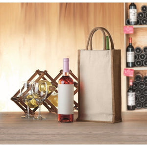 CAMPO DI VINO DUO - Beige - BORSE E VIAGGIO - Midocean - Bags & Travel, Borsa Per 2 Bottiglie Di Vino Mo6259, Shopping Bag
