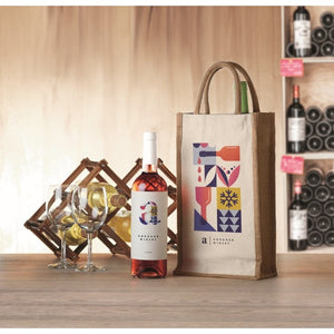 CAMPO DI VINO DUO - Beige - BORSE E VIAGGIO - Midocean - Bags & Travel, Borsa Per 2 Bottiglie Di Vino Mo6259, Shopping Bag