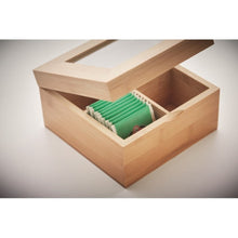 Carica l&#39;immagine nel visualizzatore di Gallery, CAMPO TEA - Legna - CASA E VIVERE - Midocean - Home &amp; Living, Kitchen Accesories, Scatola The In Bamboo Mo9950