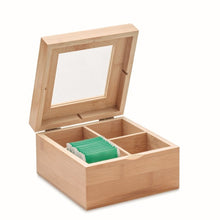 Carica l&#39;immagine nel visualizzatore di Gallery, CAMPO TEA - Legna - CASA E VIVERE - Midocean - Home &amp; Living, Kitchen Accesories, Scatola The In Bamboo Mo9950