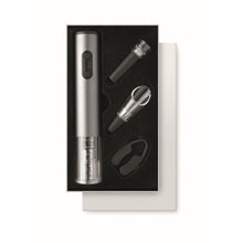 Carica l&#39;immagine nel visualizzatore di Gallery, CANTERBURY - Argento opaco - CASA E VIVERE - Midocean - Home &amp; Living, Set Vino 4 Pz In Scatola Mo9727, Wine Accesories
