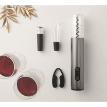 Carica l&#39;immagine nel visualizzatore di Gallery, CANTERBURY - Argento opaco - CASA E VIVERE - Midocean - Home &amp; Living, Set Vino 4 Pz In Scatola Mo9727, Wine Accesories