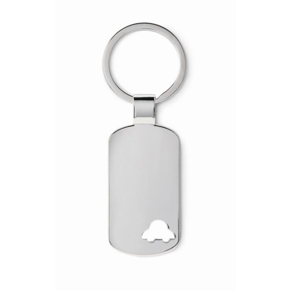 CAR KEY - Argento opaco - PREMI - Midocean - Key Rings / Chains /, Portachiavi Rettangolare/auto Mo8692, Premiums