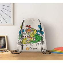 Carica l&#39;immagine nel visualizzatore di Gallery, CARRYDRAW - bianco - SCRIVERE - Midocean - Sacca Da Colorare In Non Woven Mo9887, Writing, Writing / Painting C