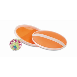 CATCH&PLAY - arancia - TEMPO LIBERO - Midocean - Games, Leisure, Set Gioco Da Spiaggia It3852