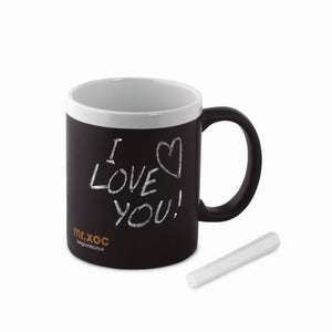 CHALCKY - bianco - CASA E VIVERE - Midocean - Cups, Home & Living, Tazza Lavagna Mo8658
