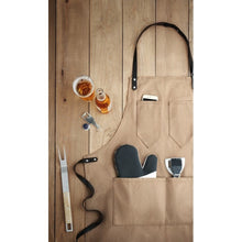 Carica l&#39;immagine nel visualizzatore di Gallery, CHEF - CASA E VIVERE - Midocean - Grembiule Rifinito In Pelle Mo9237, Home &amp; Living, Kitchen Accesories