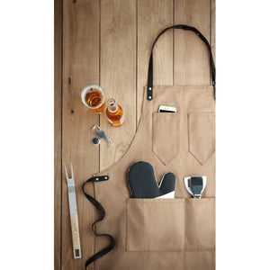 CHEF - CASA E VIVERE - Midocean - Grembiule Rifinito In Pelle Mo9237, Home & Living, Kitchen Accesories
