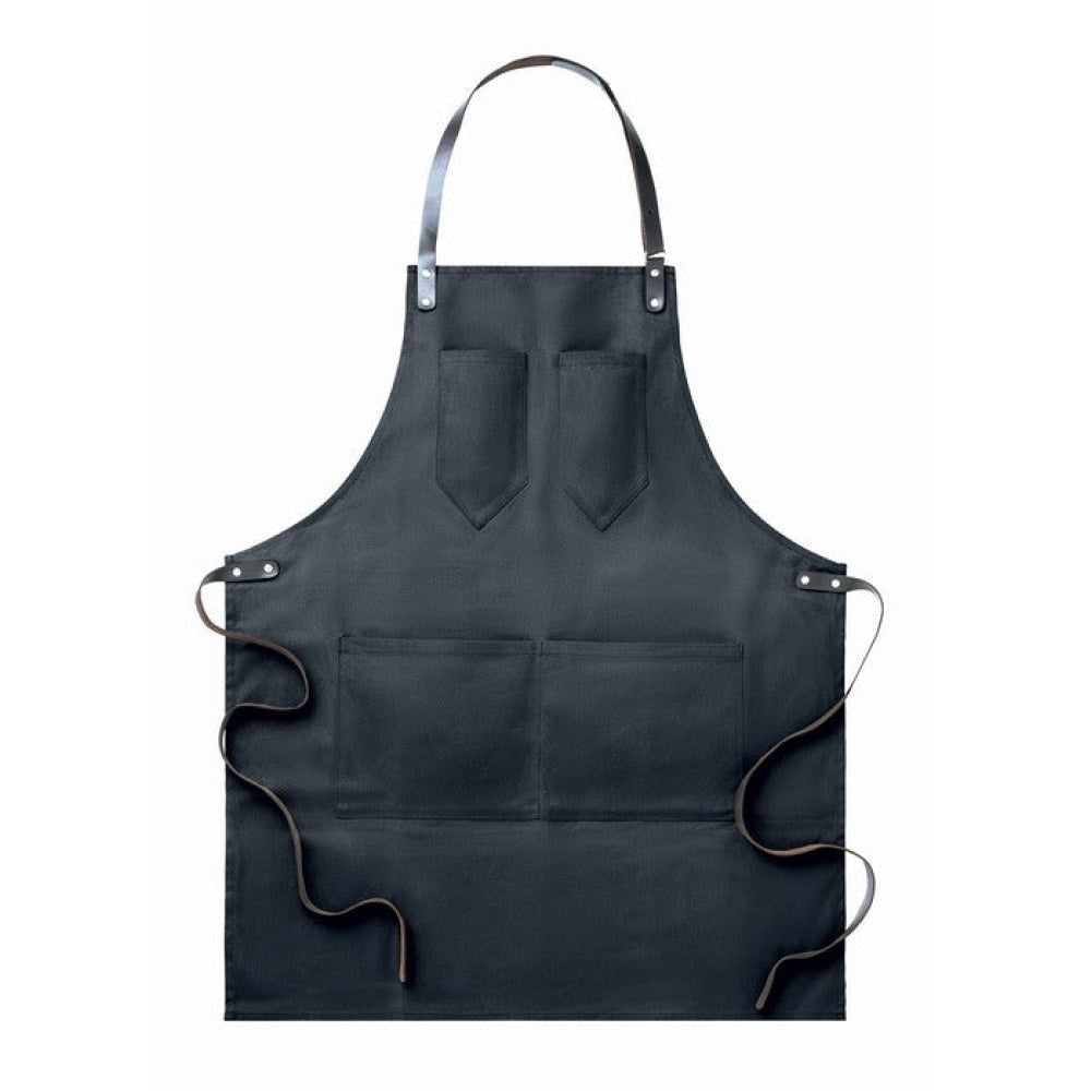 CHEF - Nero - CASA E VIVERE - Midocean - Grembiule Rifinito In Pelle Mo9237, Home & Living, Kitchen Accesories