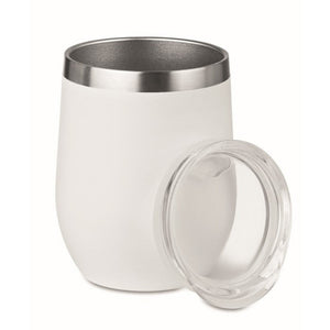 CHIN CHIN - bianco - CASA E VIVERE - Midocean - Bicchiere Vino Doppio Strato Mo9597, Home & Living, Thermo