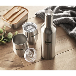 CHIN SET - Argento opaco - CASA E VIVERE - Midocean - Drinking Bottle, Home & Living, Set Bottiglia E Tazze Mo9971