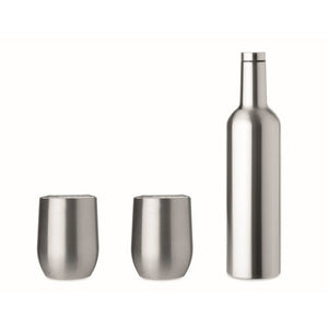 CHIN SET - Argento opaco - CASA E VIVERE - Midocean - Drinking Bottle, Home & Living, Set Bottiglia E Tazze Mo9971