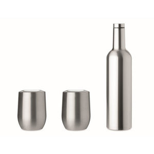 CHIN SET - Argento opaco - CASA E VIVERE - Midocean - Drinking Bottle, Home & Living, Set Bottiglia E Tazze Mo9971