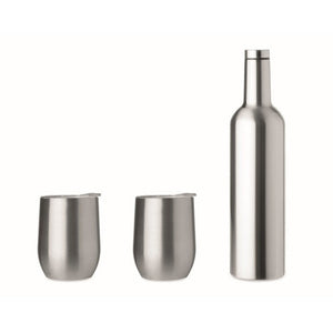CHIN SET - Argento opaco - CASA E VIVERE - Midocean - Drinking Bottle, Home & Living, Set Bottiglia E Tazze Mo9971