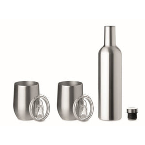 CHIN SET - Argento opaco - CASA E VIVERE - Midocean - Drinking Bottle, Home & Living, Set Bottiglia E Tazze Mo9971