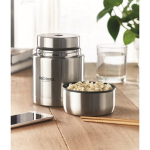 CHINIWA - Argento opaco - CASA E VIVERE - Midocean - Barattolo Doppio Strato 800ml Mo6478, Home & Living, Kitchen Accesories