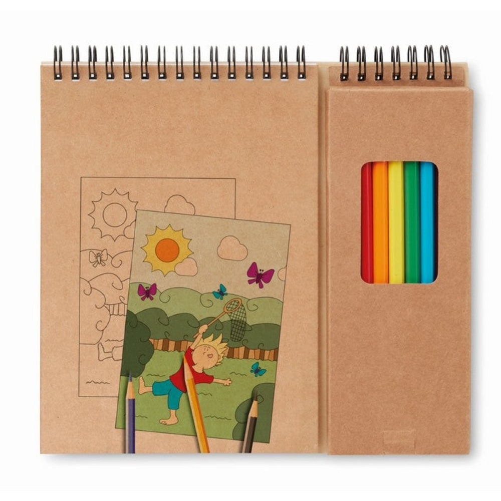 COLOPAD - Beige - SCRIVERE - Midocean - Children / Funny Acc, Set Per Colorare Mo8769, Writing