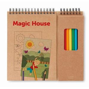COLOPAD - Beige - SCRIVERE - Midocean - Children / Funny Acc, Set Per Colorare Mo8769, Writing