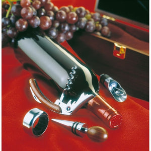 COSTIERES - Legna - CASA E VIVERE - Midocean - Home & Living, Set Vino In Legno Kc2690, Wine Accesories