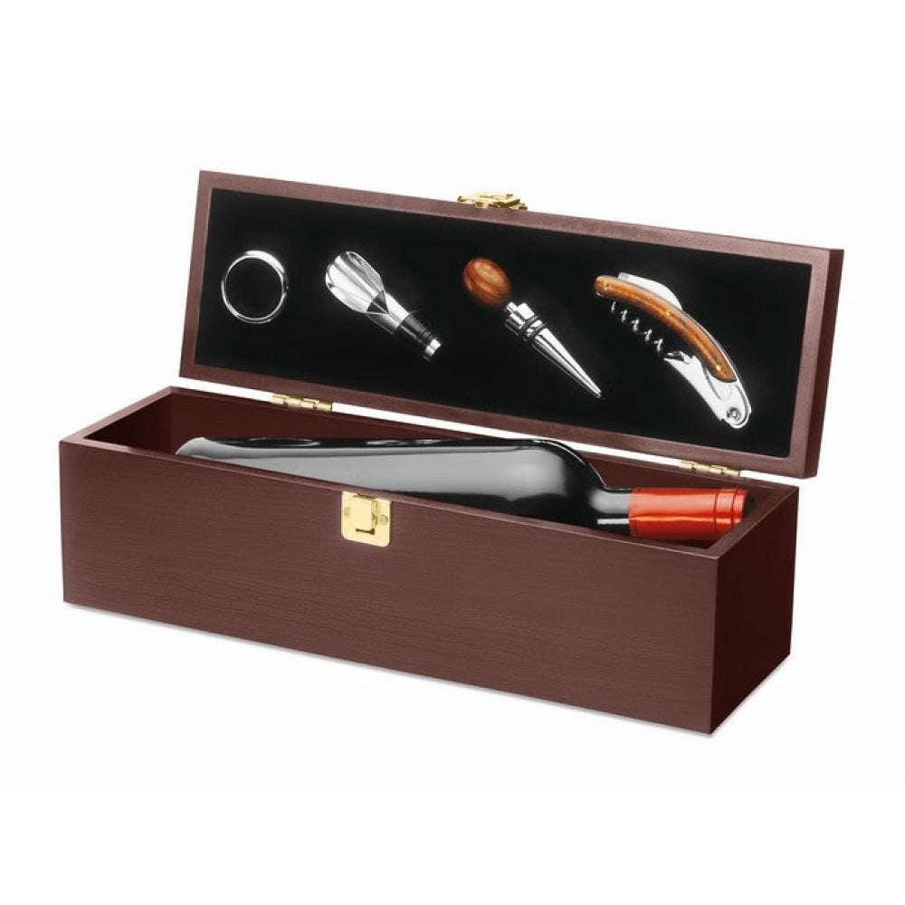 COSTIERES - Legna - CASA E VIVERE - Midocean - Home & Living, Set Vino In Legno Kc2690, Wine Accesories