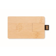 Carica l&#39;immagine nel visualizzatore di Gallery, CREDITCARD PLUS - Legna - UFFICIO - Midocean - Computer Accesories, Office, Usb In Bamboo Da 16gb Mo1203