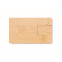 Carica l&#39;immagine nel visualizzatore di Gallery, CREDITCARD PLUS - Legna - UFFICIO - Midocean - Computer Accesories, Office, Usb In Bamboo Da 16gb Mo1203