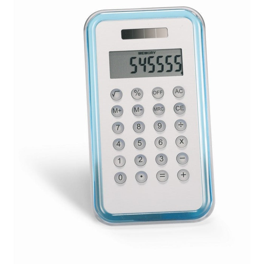 CULCA - Blu trasparente - UFFICIO - Midocean - Calcolatrice 8 Cifre Kc2656, Calculator, Office