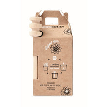 Carica l&#39;immagine nel visualizzatore di Gallery, DAUBER - Legna - CASA E VIVERE - Midocean - Gourmet, Home &amp; Living, Set Vasetto Di Miele Millefiorimo6440