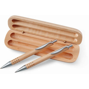 DEMOIN - Legna - SCRIVERE - Midocean - Pen, Set Penna E Matita In Astuccio Kc1701, Writing