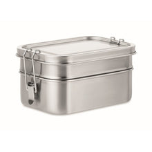 Carica l&#39;immagine nel visualizzatore di Gallery, DOUBLE CHAN - Argento opaco - CASA E VIVERE - Midocean - Home &amp; Living, Kitchen Accesories, Portapranzo In Acciaio Inox Mo6212