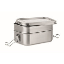 Carica l&#39;immagine nel visualizzatore di Gallery, DOUBLE CHAN - Argento opaco - CASA E VIVERE - Midocean - Home &amp; Living, Kitchen Accesories, Portapranzo In Acciaio Inox Mo6212