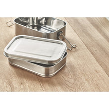Carica l&#39;immagine nel visualizzatore di Gallery, DOUBLE CHAN - Argento opaco - CASA E VIVERE - Midocean - Home &amp; Living, Kitchen Accesories, Portapranzo In Acciaio Inox Mo6212