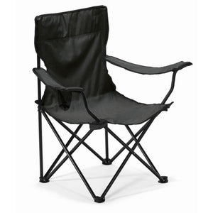 EASYGO - Nero - TEMPO LIBERO - Midocean - Beach, Leisure, Sedia Pieghevole Da Esterno Kc6382