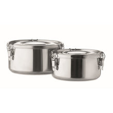 Carica l&#39;immagine nel visualizzatore di Gallery, ELLES - Argento opaco - CASA E VIVERE - Midocean - Home &amp; Living, Kitchen Accesories, Set Di 2 Portapranzo Mo6365
