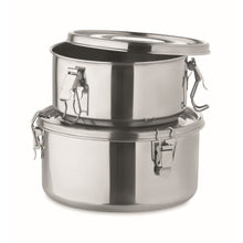 Carica l&#39;immagine nel visualizzatore di Gallery, ELLES - Argento opaco - CASA E VIVERE - Midocean - Home &amp; Living, Kitchen Accesories, Set Di 2 Portapranzo Mo6365