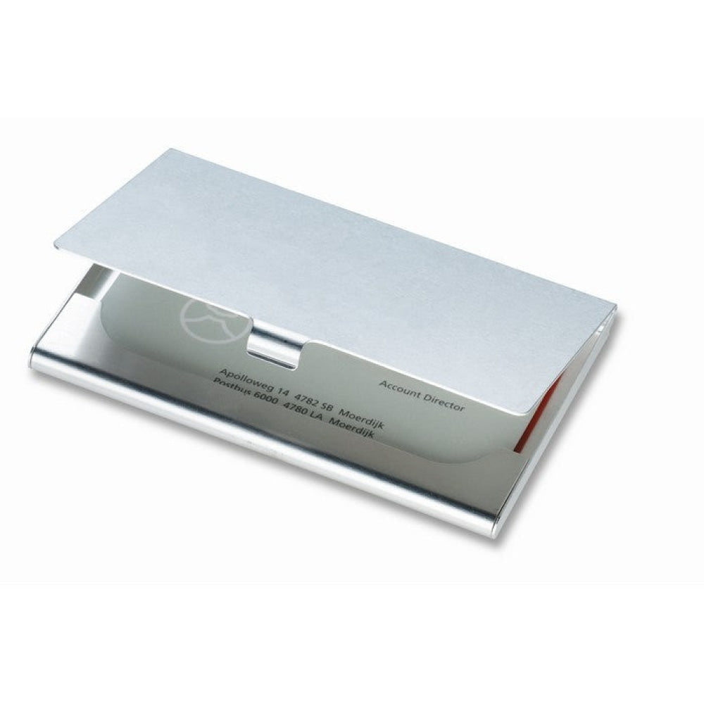 EPSOM - Argento lucido - UFFICIO - Midocean - Business Card Holder, Office, Porta Biglietti Da Visita Kc2225