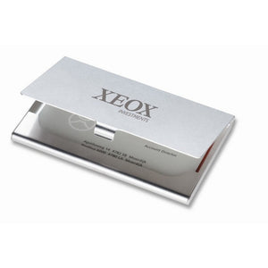 EPSOM - Argento lucido - UFFICIO - Midocean - Business Card Holder, Office, Porta Biglietti Da Visita Kc2225