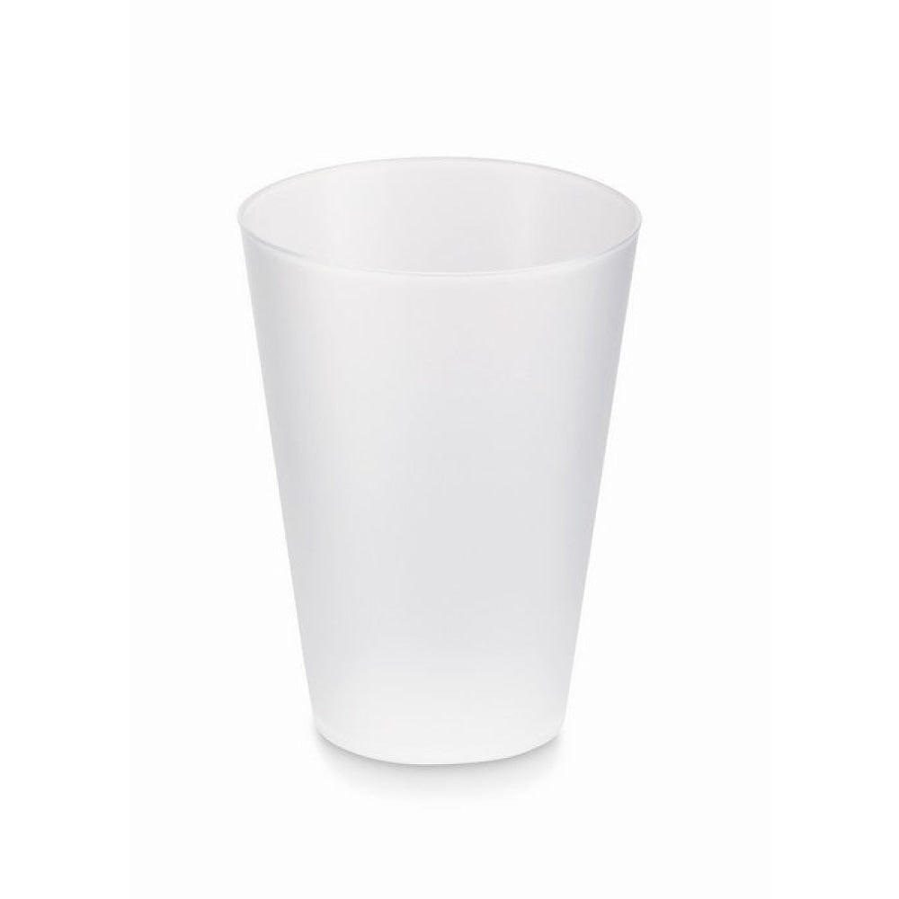 FESTA LARGE - Bianco trasparente - CASA E VIVERE - Midocean - Bicchiere Smerigliato Pp 300ml Mo6375, Cups, Home & Living