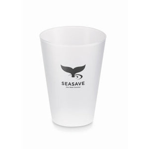 FESTA LARGE - Bianco trasparente - CASA E VIVERE - Midocean - Bicchiere Smerigliato Pp 300ml Mo6375, Cups, Home & Living