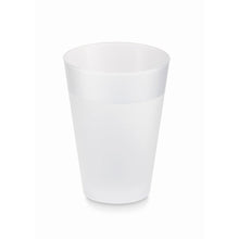 Carica l&#39;immagine nel visualizzatore di Gallery, FESTA LARGE - Bianco trasparente - CASA E VIVERE - Midocean - Bicchiere Smerigliato Pp 300ml Mo6375, Cups, Home &amp; Living