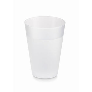 FESTA LARGE - Bianco trasparente - CASA E VIVERE - Midocean - Bicchiere Smerigliato Pp 300ml Mo6375, Cups, Home & Living
