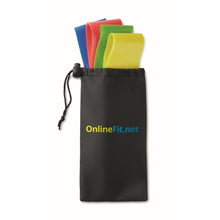 Carica l&#39;immagine nel visualizzatore di Gallery, FITBAND - Nero - CURA PERSONALE - Midocean - Fitness, Personal Care, Set 4 Fasce Fitness Mo9987