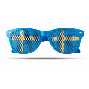 FLAG FUN - Blu - TEMPO LIBERO - Midocean - Leisure, Occhiali Da Sole Con Bandiere Mo9275, Sunglasses