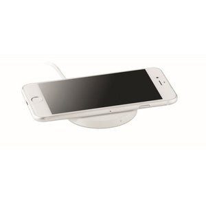 FLAKE CHARGER - bianco - UFFICIO - Midocean - Caricatore Wireless Mo9652, Office, Telephone / Accessor