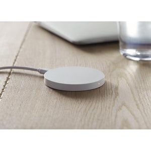 FLAKE CHARGER - bianco - UFFICIO - Midocean - Caricatore Wireless Mo9652, Office, Telephone / Accessor