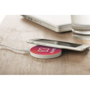 FLAKE CHARGER - bianco - UFFICIO - Midocean - Caricatore Wireless Mo9652, Office, Telephone / Accessor