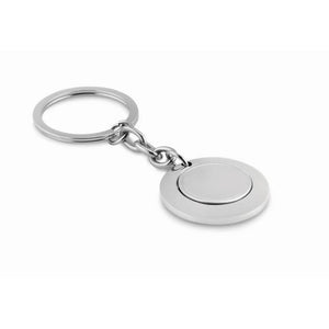 FLAT RING - Argento lucido - PREMI - Midocean - Key Rings / Chains /, Portachiavi Tondo Con Moneta Mo9289, Premiums
