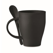 Carica l&#39;immagine nel visualizzatore di Gallery, FRIDAY - Nero - CASA E VIVERE - Midocean - Home &amp; Living, Tazza Con Cucchiaino Mo6255, Thermo