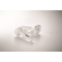 Carica l&#39;immagine nel visualizzatore di Gallery, FUNK - bianco - SUONO E IMMAGINE - Midocean - Mp3 Player, Set Auricolari In Scatola Mo9838, Sound &amp; Image