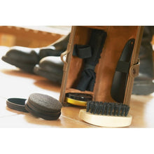 Carica l&#39;immagine nel visualizzatore di Gallery, GENTLEMAN - Marrone - CURA PERSONALE - Midocean - Personal Care, Set Pulizia Scarpe 5 Pezzi Kc2231, Shoe Polish Set